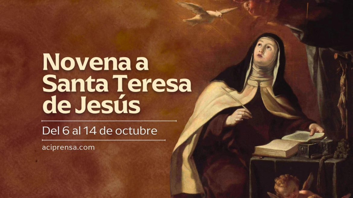 Hoy se inicia la novena a Santa Teresa de Jesús