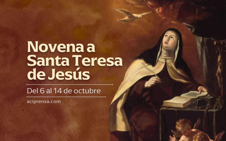 Hoy se inicia la novena a Santa Teresa de Jesús