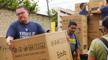 La solidaridad de los Caballeros de Colón se hizo sentir en México tras devastación de lluvias e inundaciones