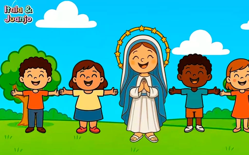 Ítala y Juanjo lanzan “Mamá María”, una alegre canción con un video animado para niños