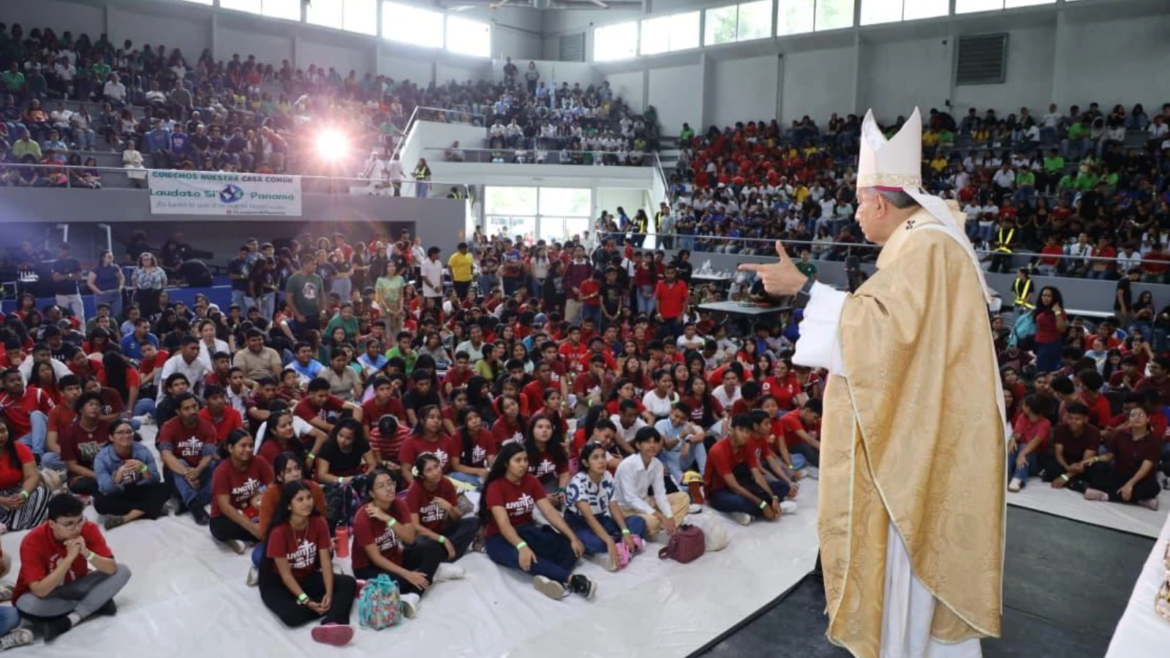Más de 2.300 en el Jubileo Arquidiocesano de los Jóvenes: Iglesia pide a la juventud transformar Panamá sin violencia
