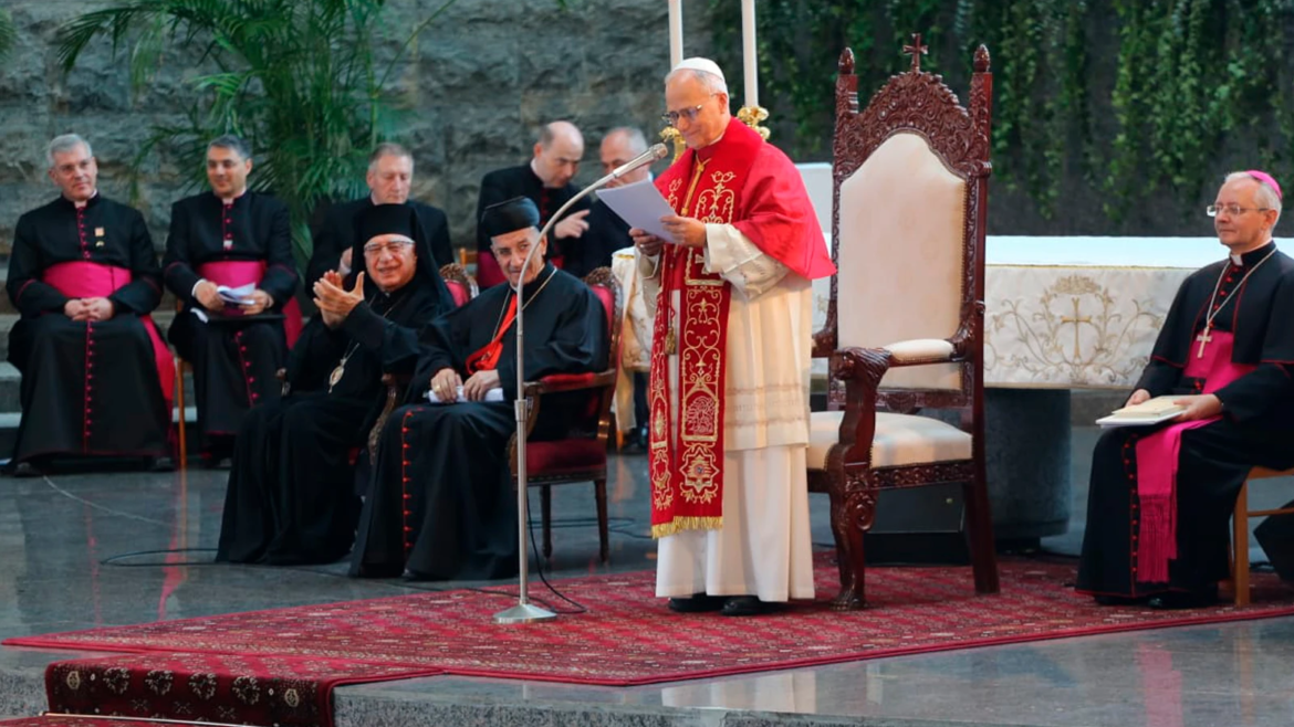 TEXTO COMPLETO: Discurso del Papa León XIV en su encuentro con los obispos y el clero del Líbano