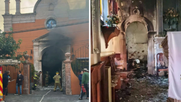 Realizan acto de desagravio por iglesia católica incendiada en México