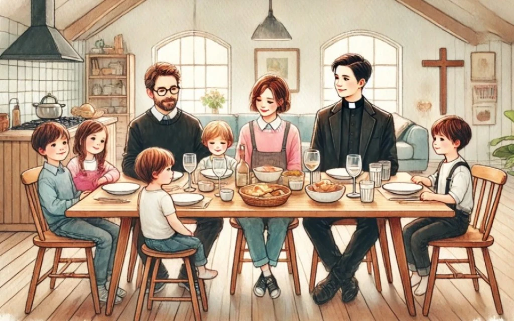 La Iglesia en Pamplona sienta a los seminaristas a la mesa de las familias católicas