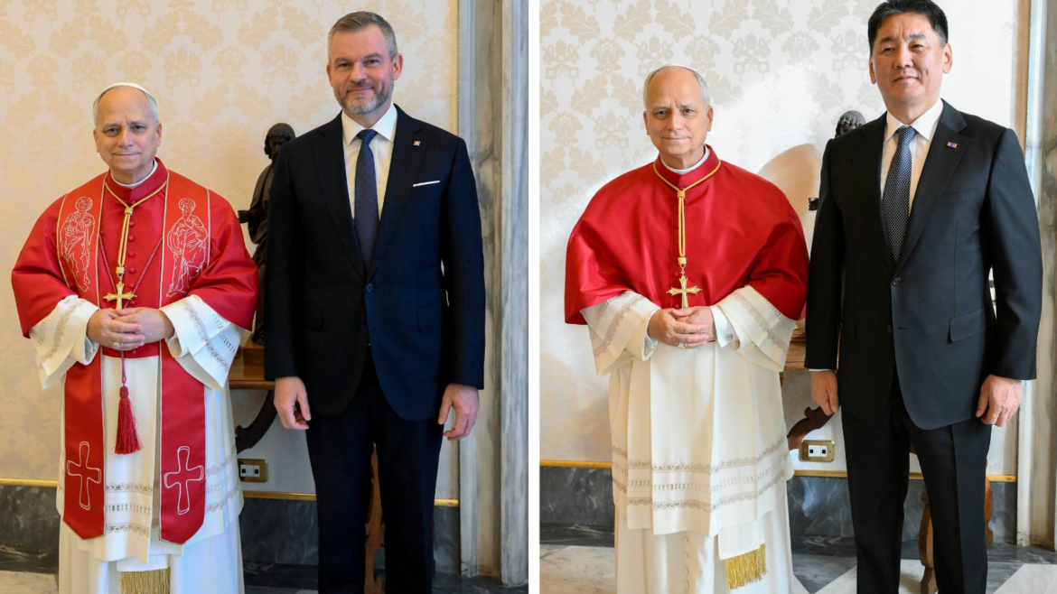El Papa León XIV recibe a los presidentes de Eslovaquia y Mongolia en el Vaticano